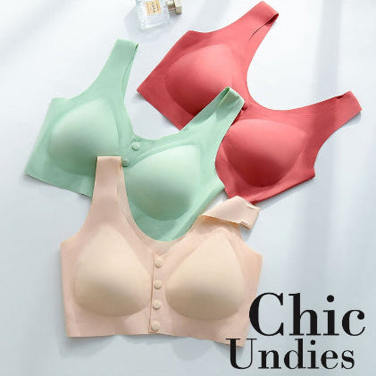 Front button bra
