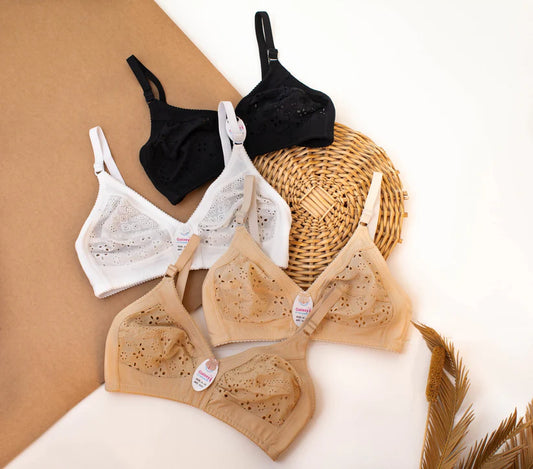 Daily wear Soft Chiken Cotton Non Padded Bra
