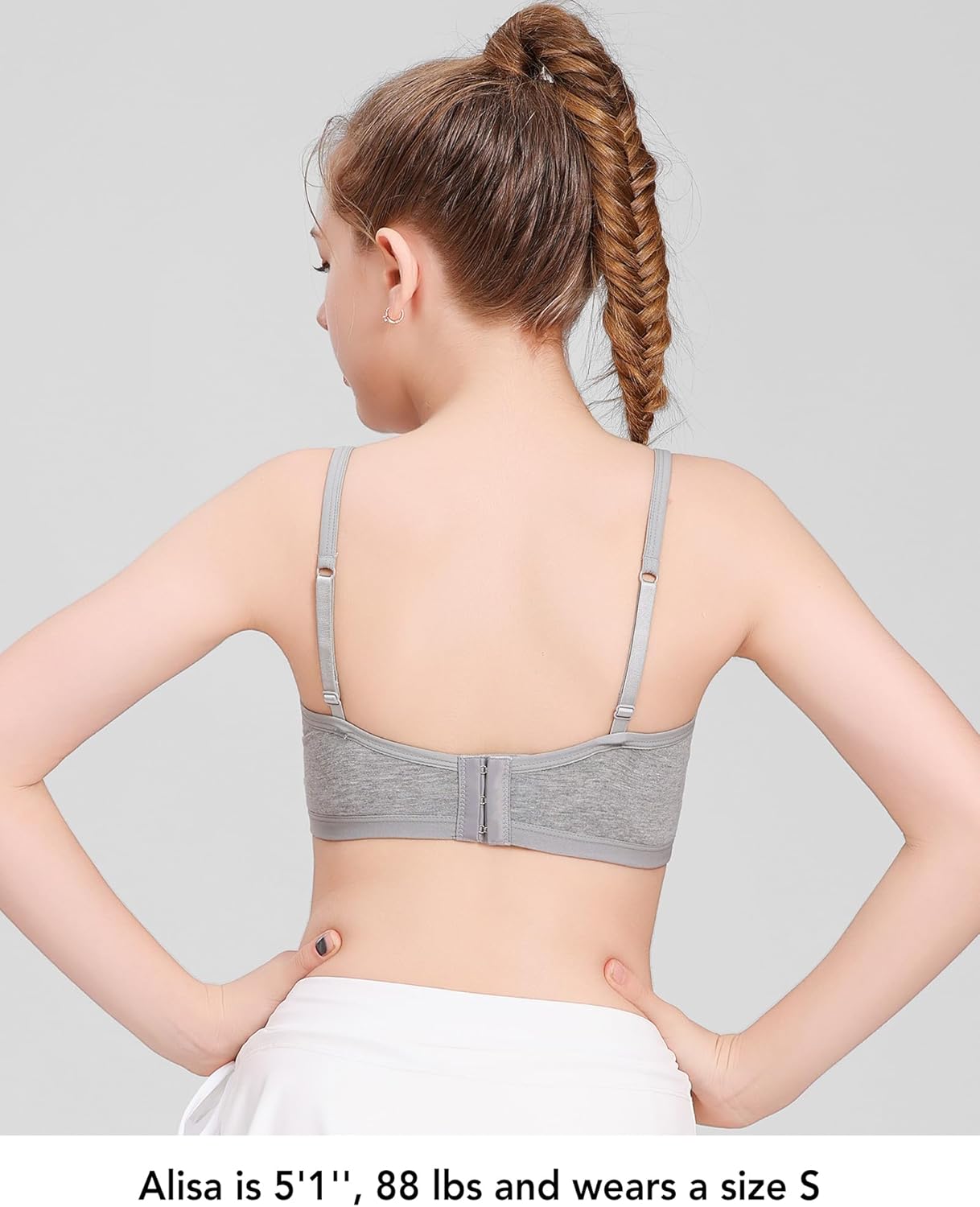 Cotton non Padded Teen Bidi bra 8-14 Years (Adjustable Straps)