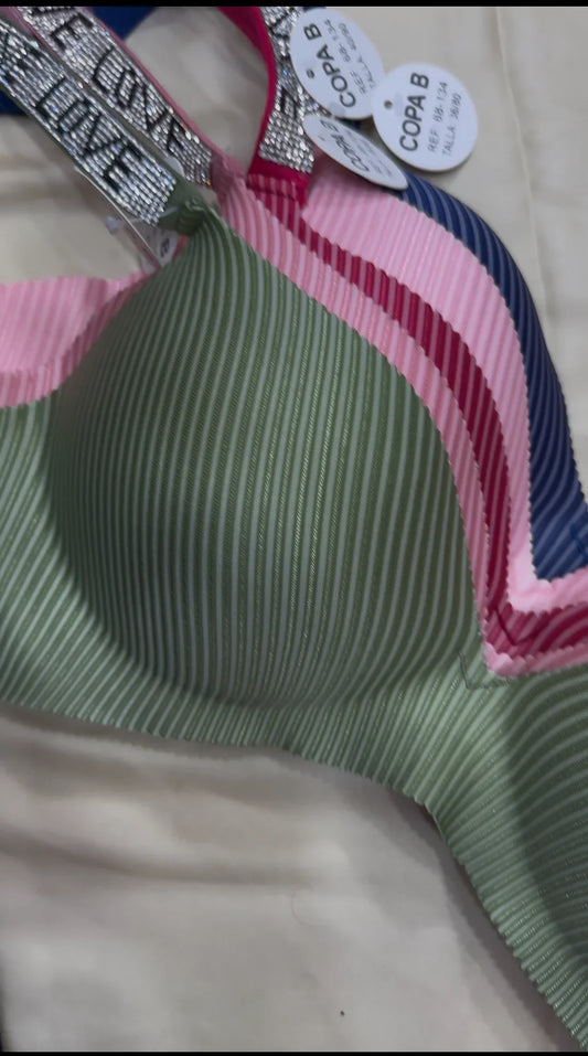 Bra Panty Set Single Padded and wireless