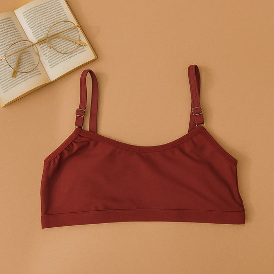 Cotton non Padded Teen Bidi bra 8-14 Years (Adjustable Straps)