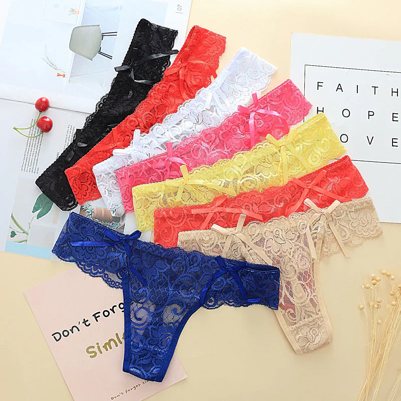 Pack of 3 soft net panty G string T Shaped