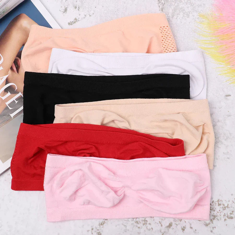 Pack of 3 Strapless Bra wirless