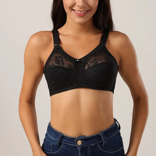Doreen Full Coverage Non Padded Bra Non Wire world famouse Black color