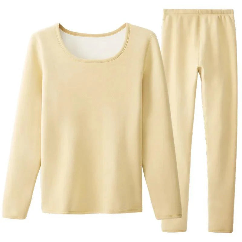 Ultra-Warm Fleece-Lined Thermal Wear Set – For Women