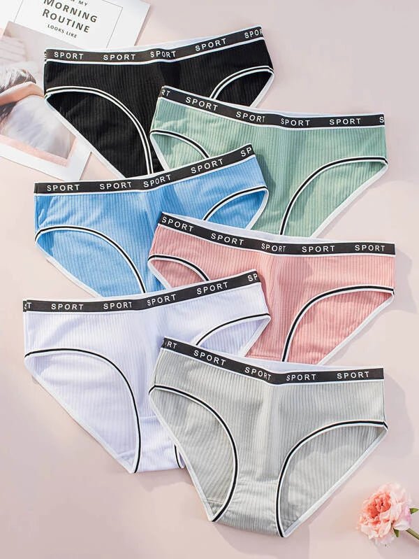 Pack of 6 Cotton Panty Softy