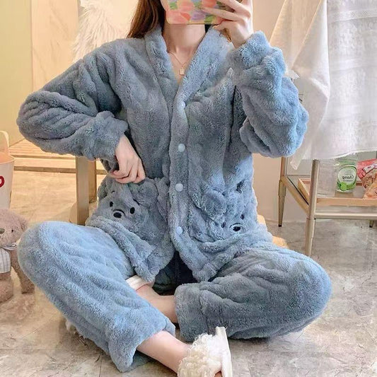 Fleece Night Suit – Soft, Warm & Stylish