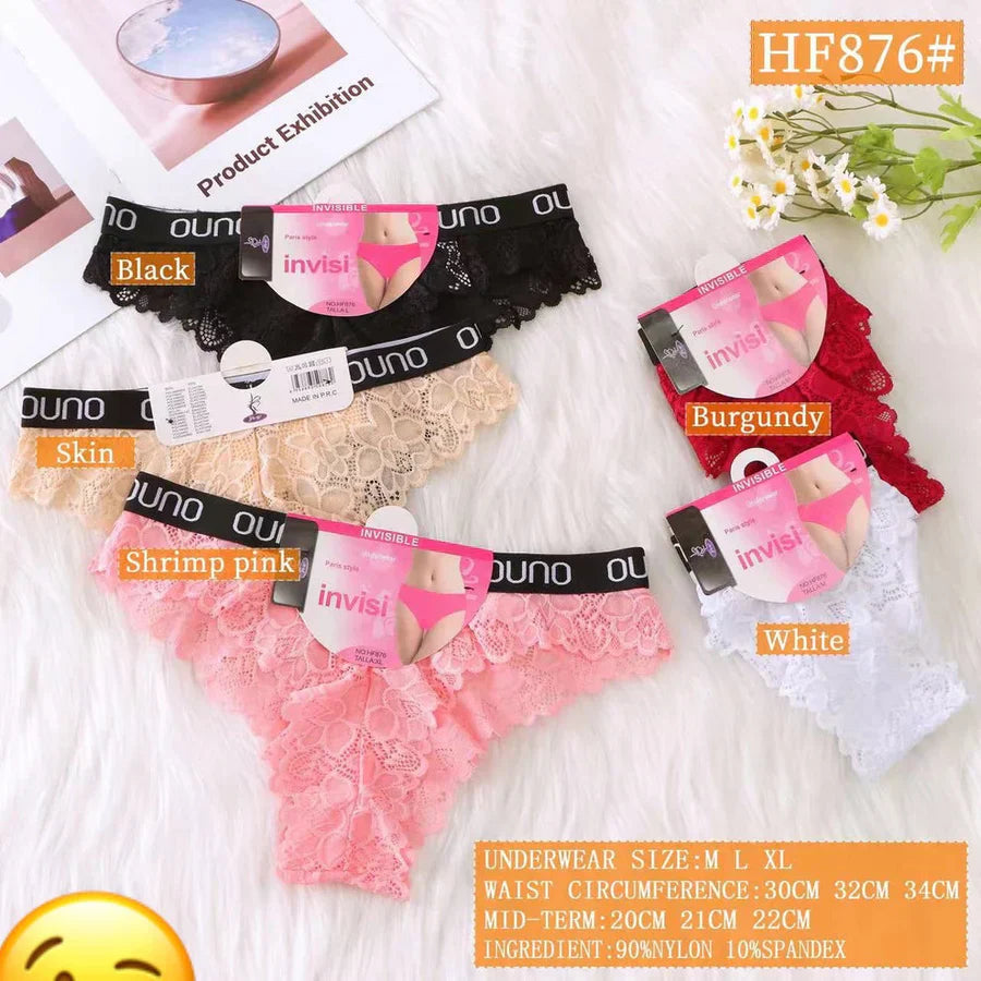 Pack of 3 soft net panty