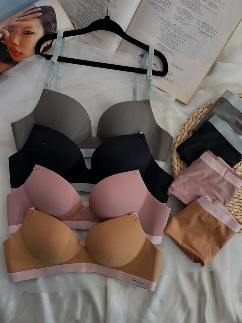 Divine Touch Double Padded Non Wire Bra Panty Set