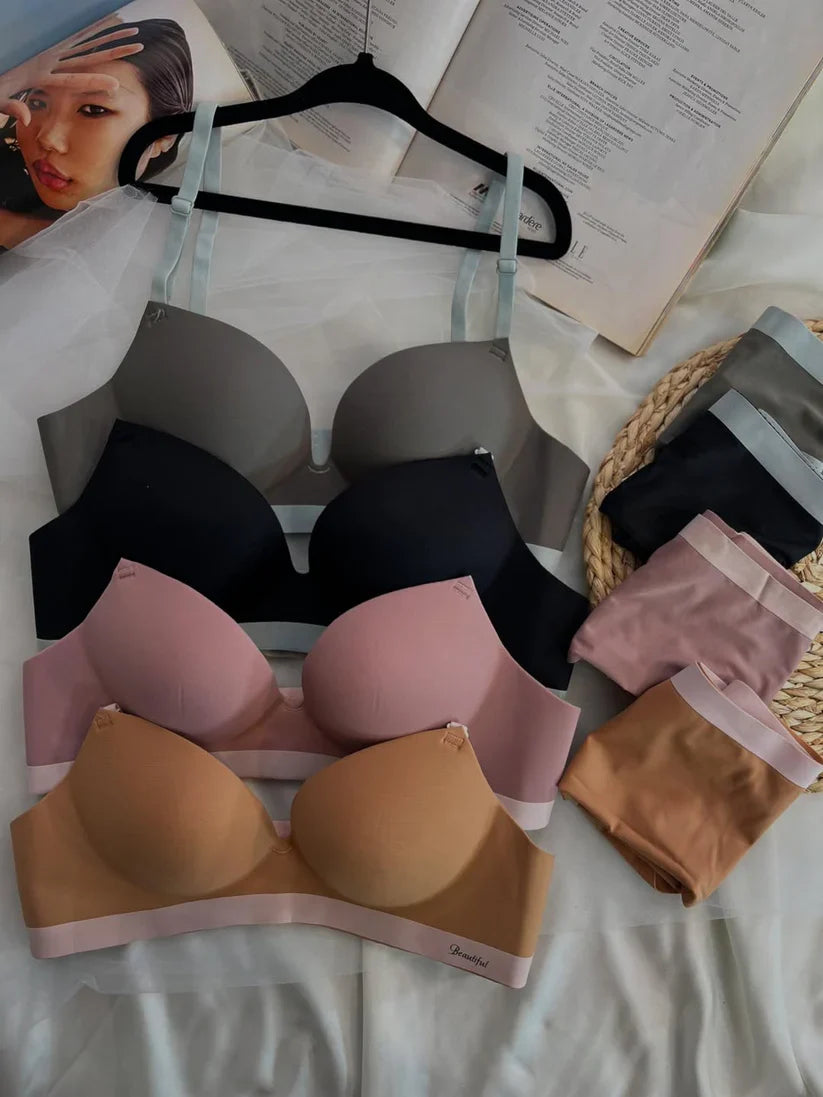 Divine Touch Double Padded Non Wire Bra Panty Set