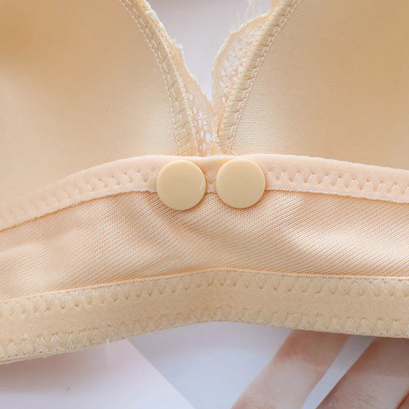 Front Button Seamless Soft padded nursing Bra