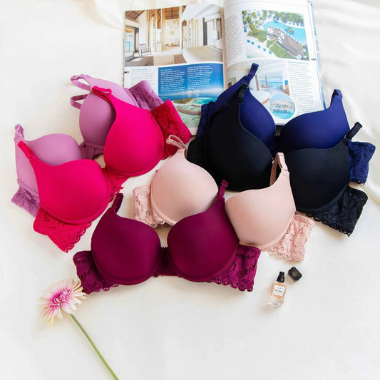 Soft Bliss Demi Cup Wired Padded Bra
