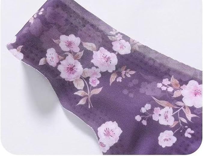 Floral Front Button Bra Ice Silk Bralette Bidi