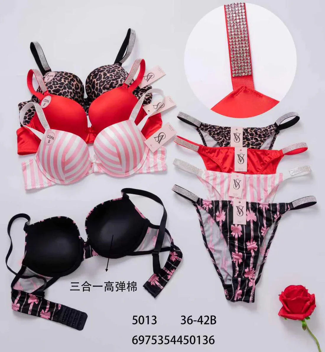 Victoria style Bra Panty Set