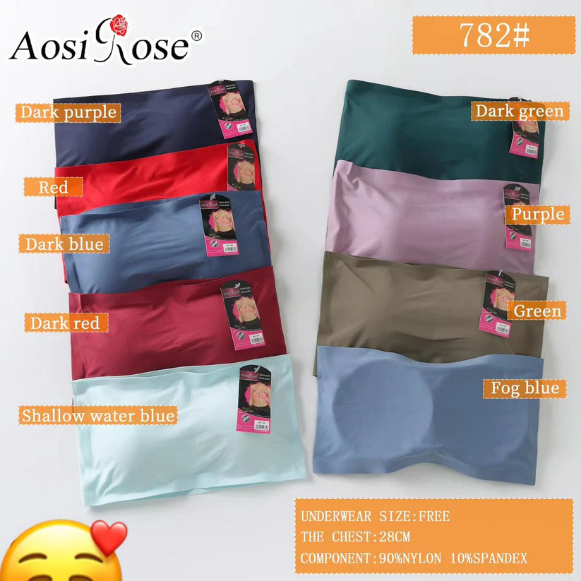 strapless Padded Bra without Hooks