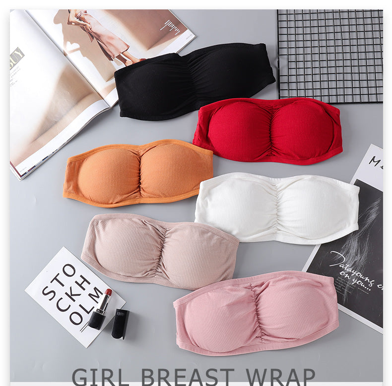 Strapless Bra Soft and Plain Hooks at Side