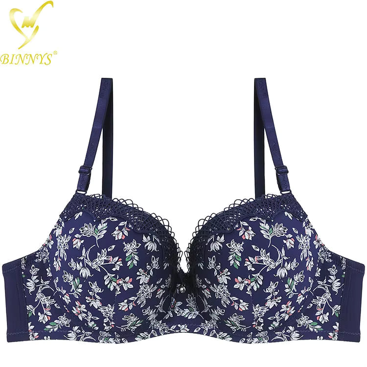 Printed Wired Padded Bra