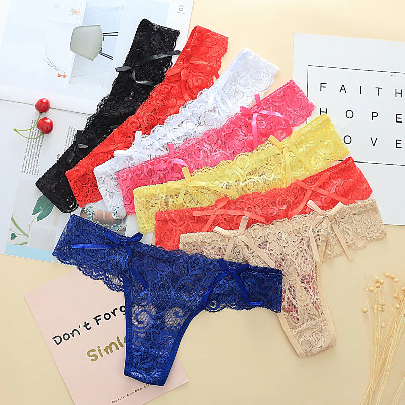 Pack of 3 soft net panty G string T Shaped