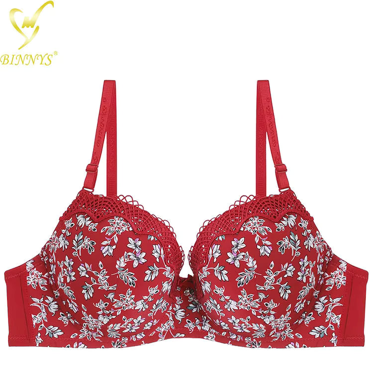 Printed Wired Padded Bra