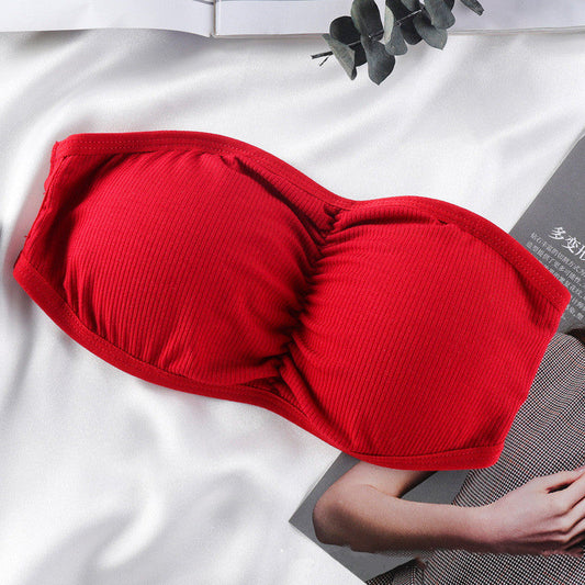 Strapless Bra Soft and Plain Hooks at Side