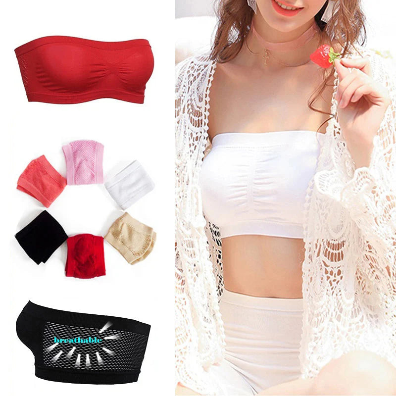 Pack of 3 Strapless Bra wirless