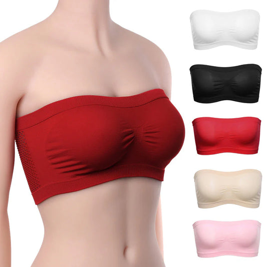 Pack of 3 Strapless Bra wirless