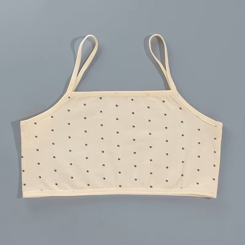 Cotton non Padded Teen Bidi bra 8-14 Years printed