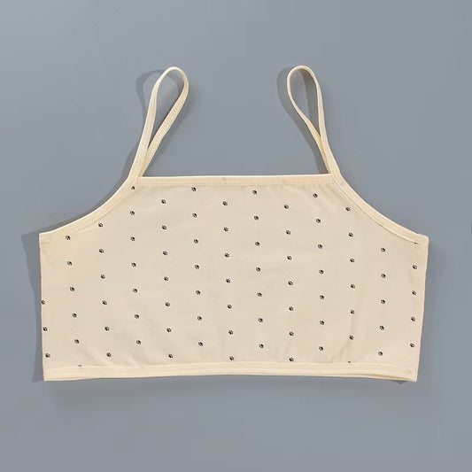 Cotton non Padded Teen Bidi bra 8-14 Years printed
