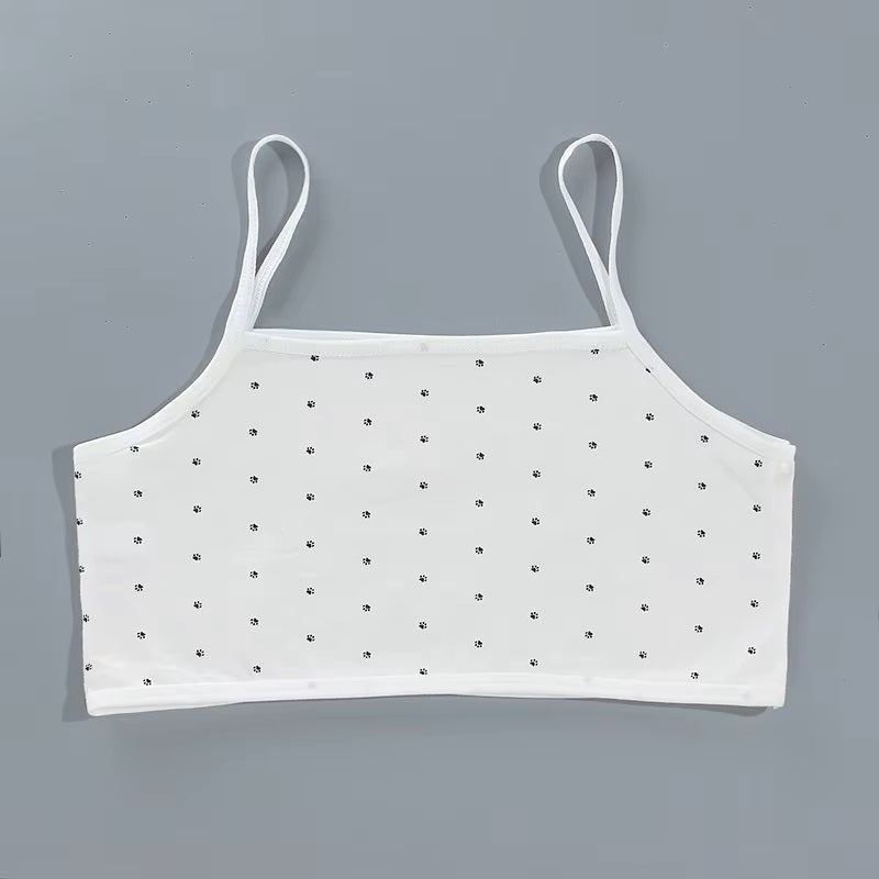 Cotton non Padded Teen Bidi bra 8-14 Years printed