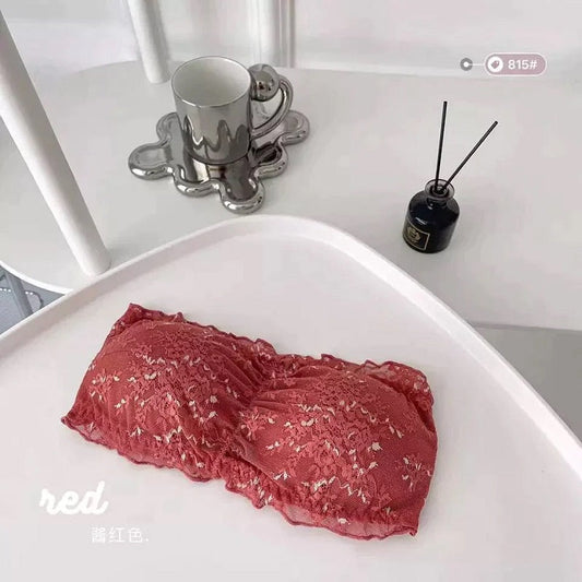 strapless Padded Bra net Stuff back Hooks