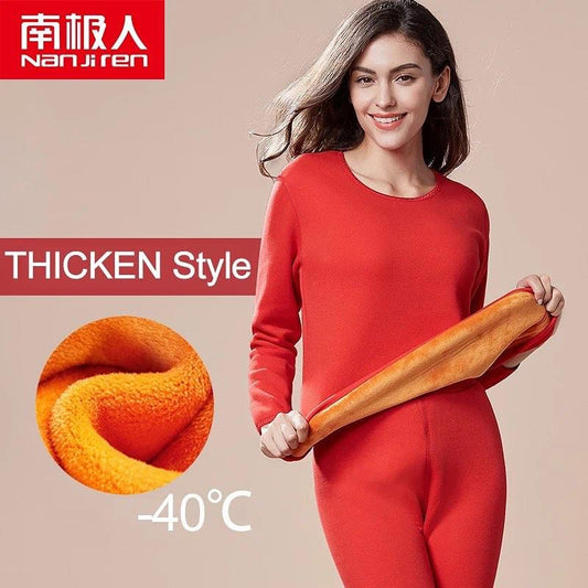 Ultra-Warm Fleece-Lined Thermal Wear Set – For Women