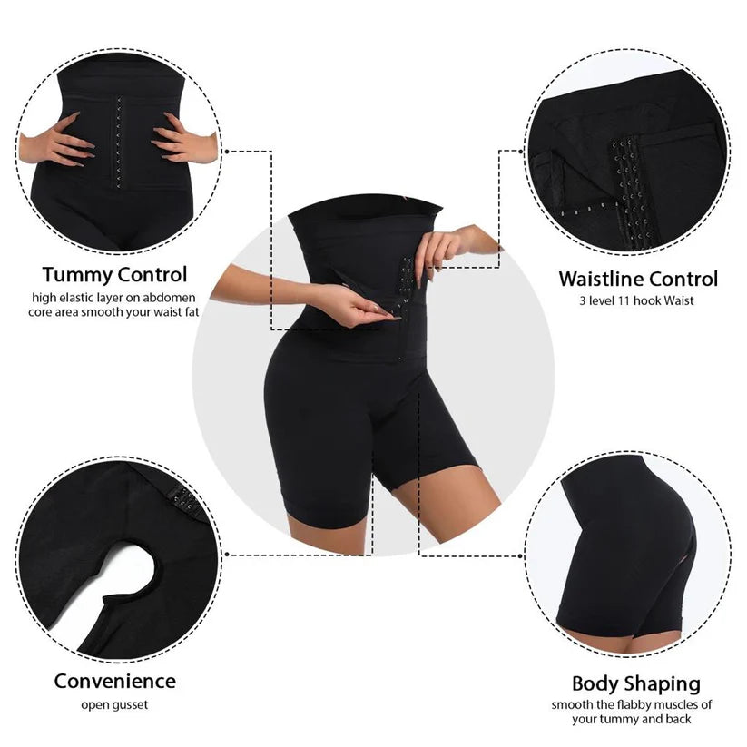 Women’s Seamless High Waist Shapewear with Adjustable Hooks Tummy Control & Butt Lifting Lower Bodyshaper (Copy)