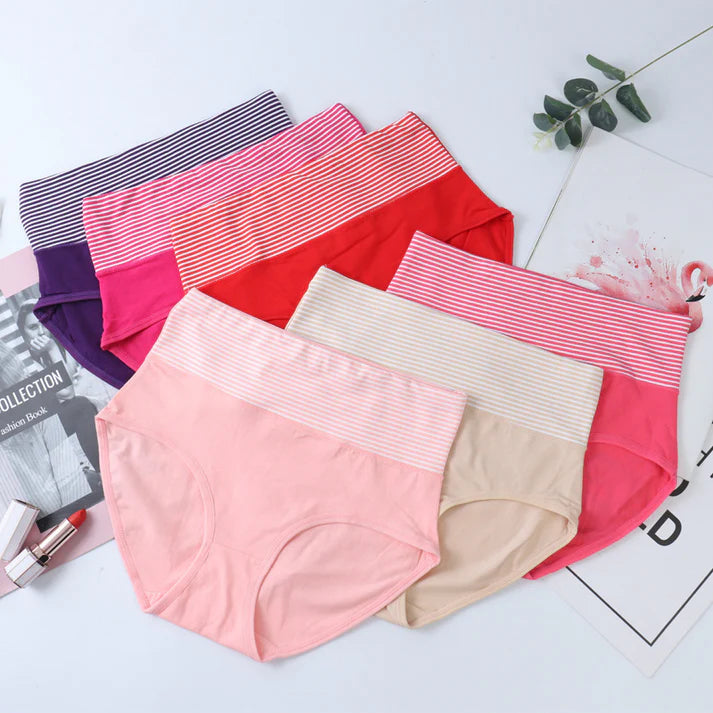 Pack of 3 High Waist Cotton Panty Lining
