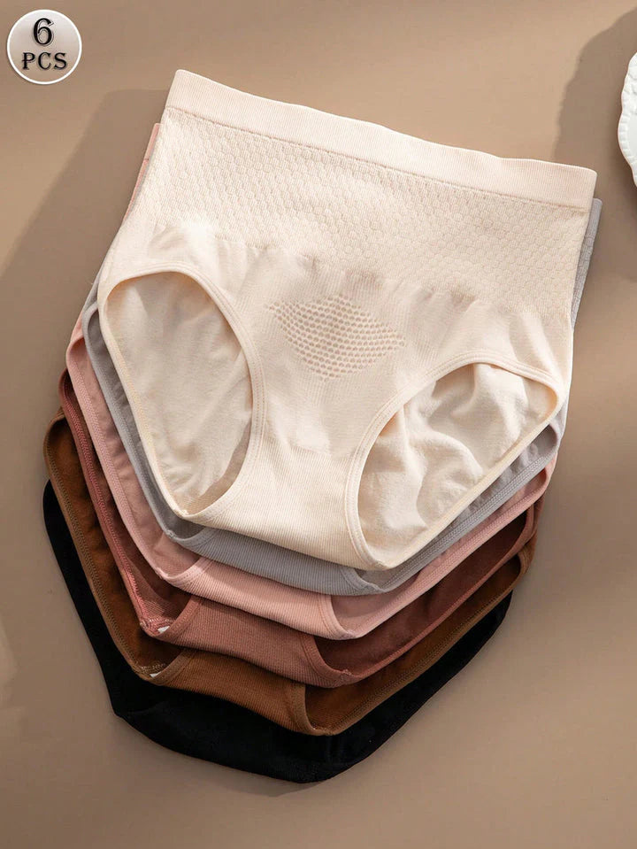 Pack of 3 High Waist Cotton Panty