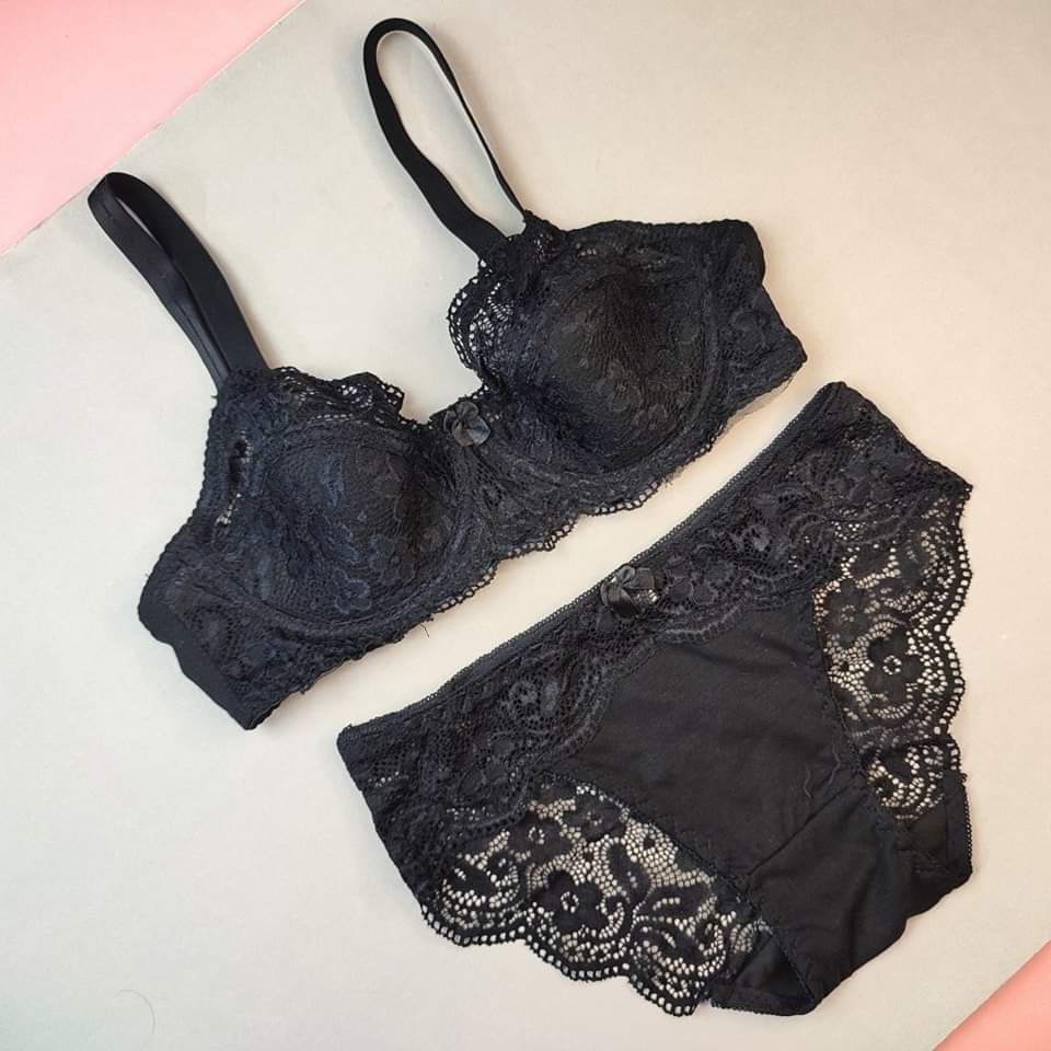 Glamour Rest Light Padded Bra Panty Set Ring Wired