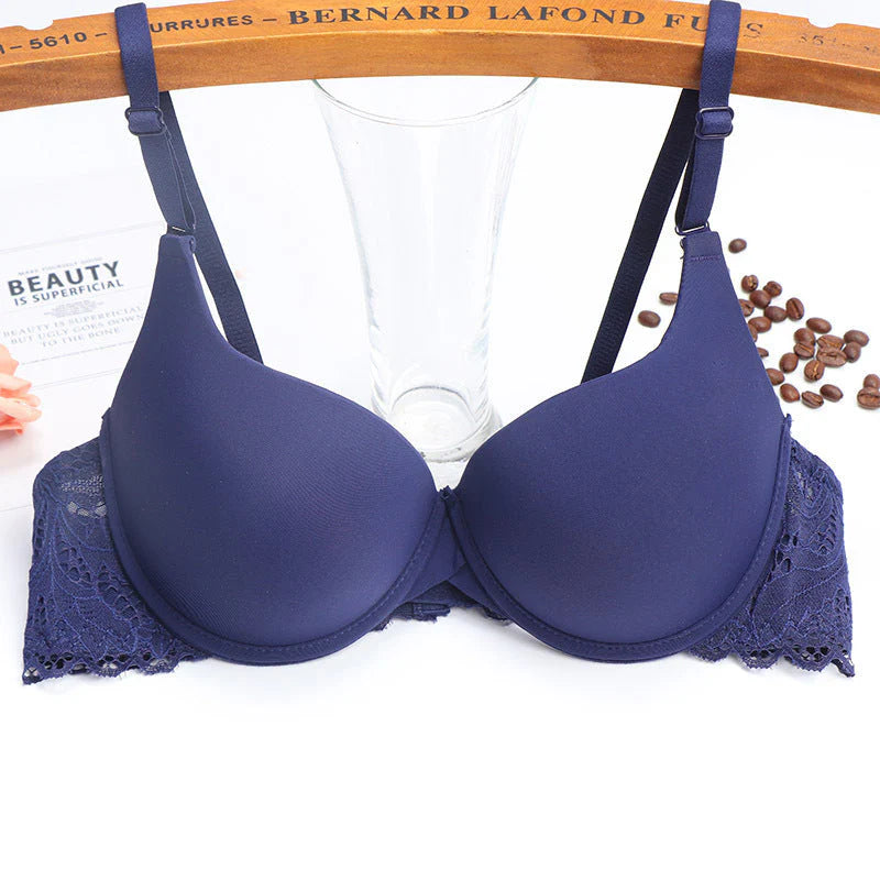 Premium Quality Push up Padded Bra with back Lace