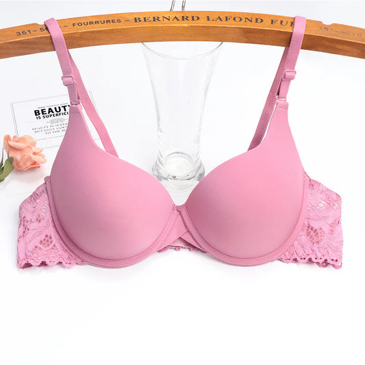 Premium Quality Push up Padded Bra with back Lace